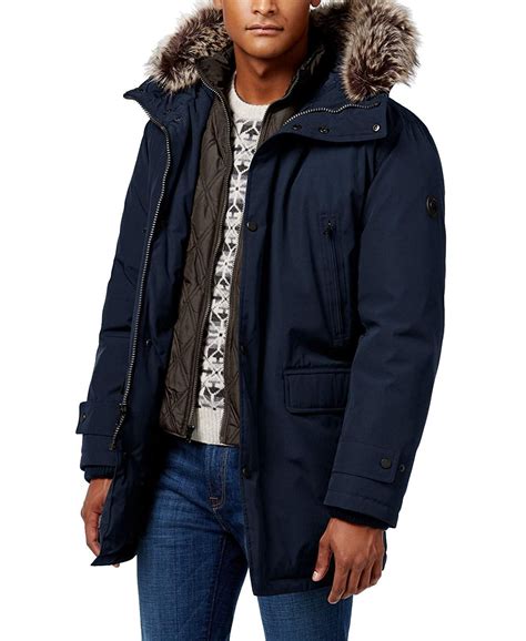 michael kors mens coat with hood|clearance coats men michael kors.